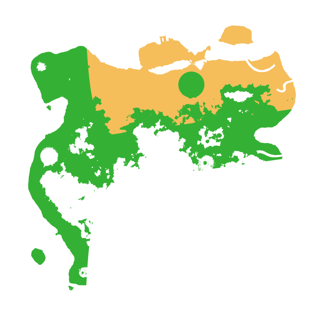 Biome Rust Map: Procedural Map, Size: 3250, Seed: 50000