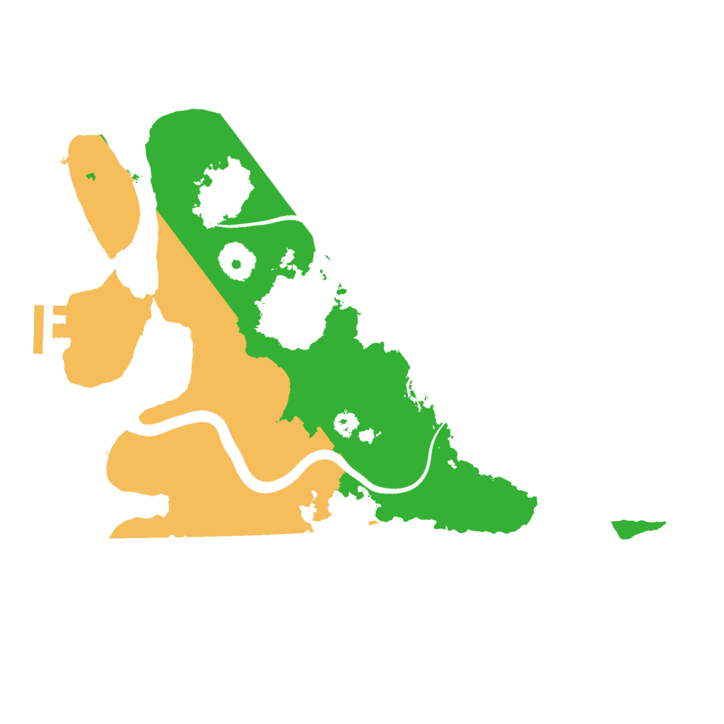 Biome Rust Map: Procedural Map, Size: 3000, Seed: 3423234