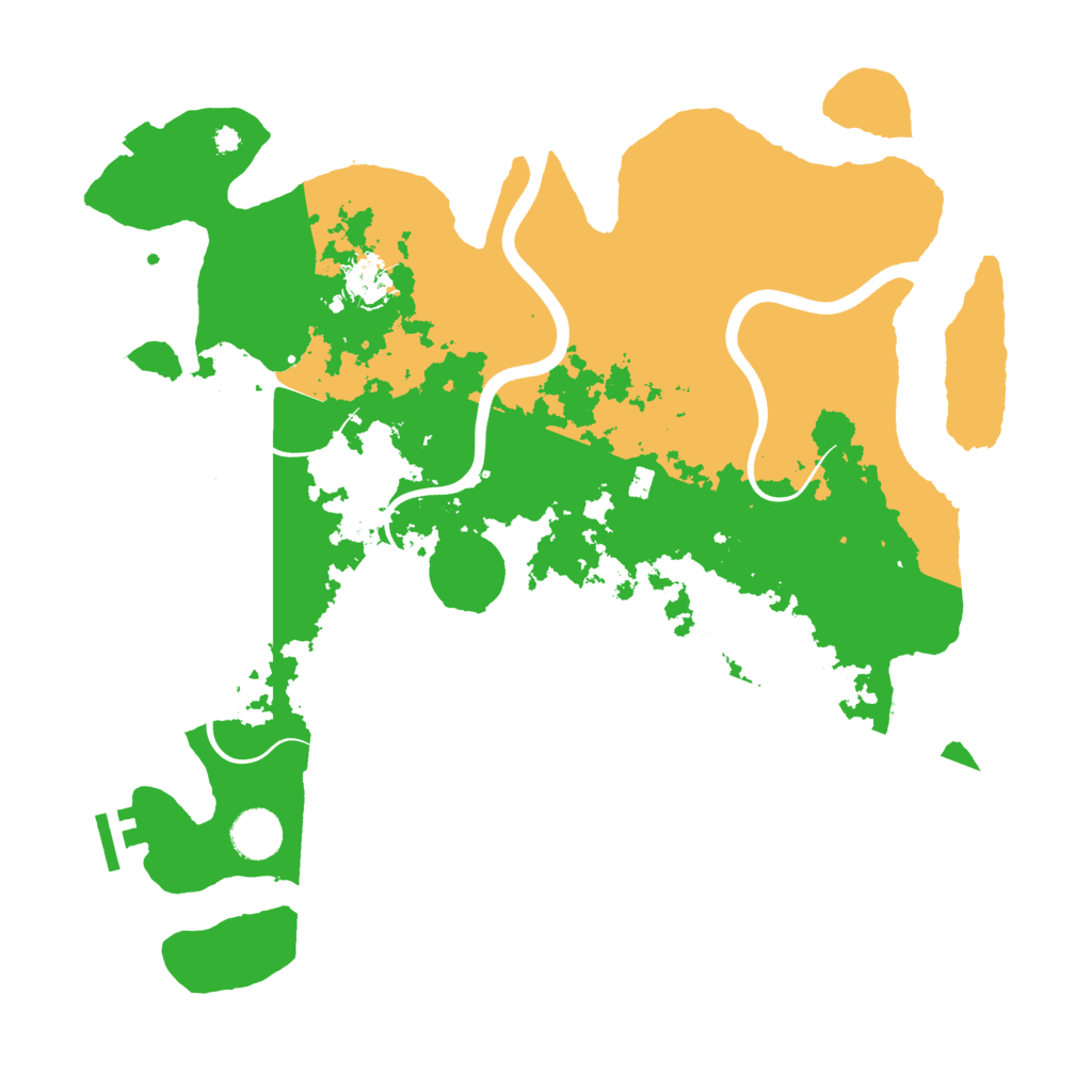 Biome Rust Map: Procedural Map, Size: 3800, Seed: 897138832