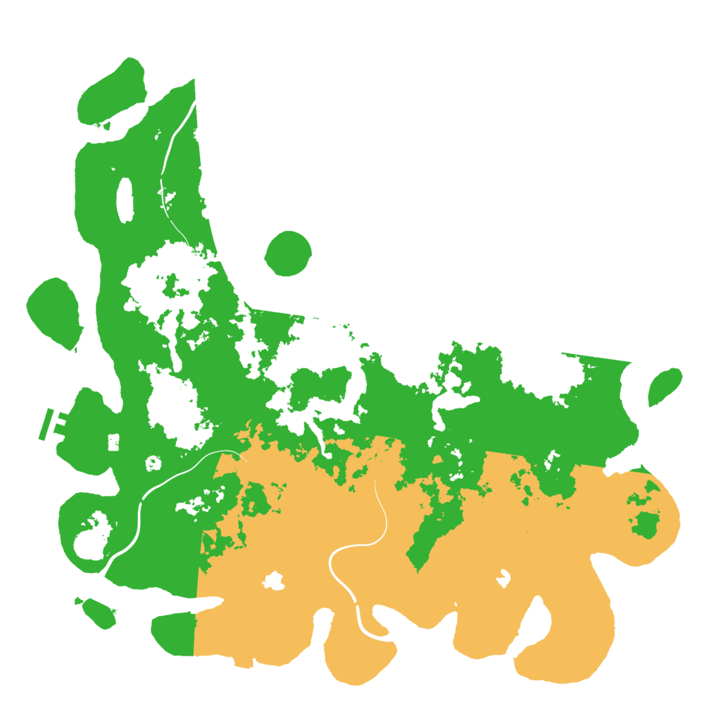 Biome Rust Map: Procedural Map, Size: 4500, Seed: 20410