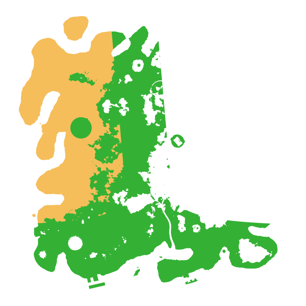 Biome Rust Map: Procedural Map, Size: 3800, Seed: 90410