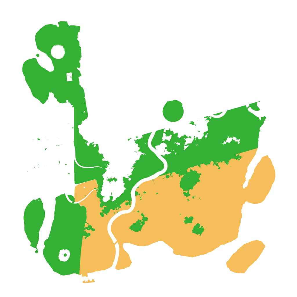 Biome Rust Map: Procedural Map, Size: 3750, Seed: 98974534