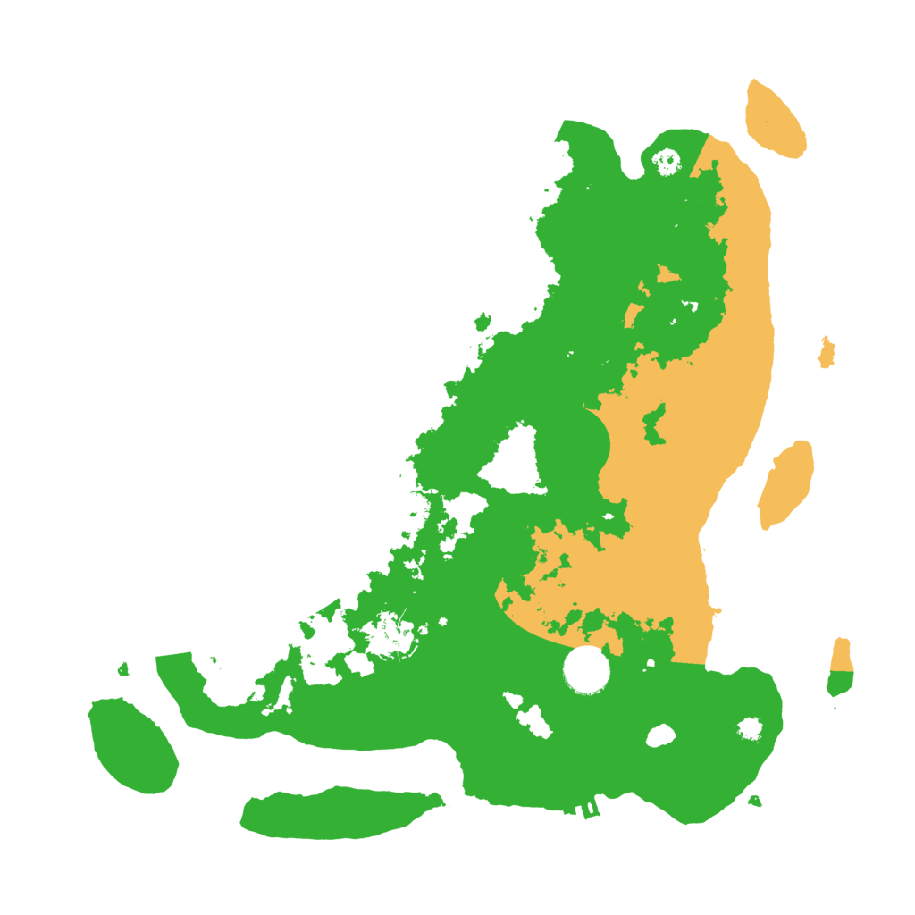 Biome Rust Map: Procedural Map, Size: 3500, Seed: 391089769