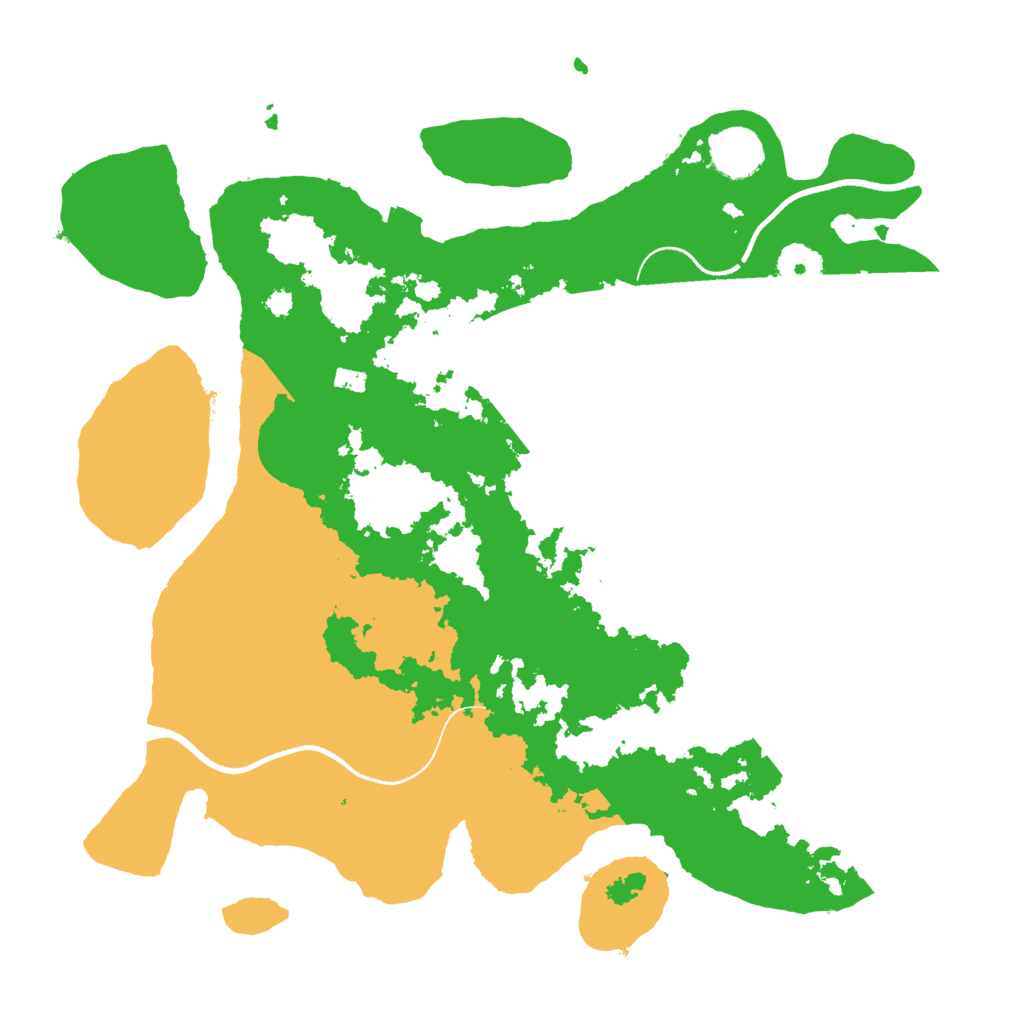 Biome Rust Map: Procedural Map, Size: 3500, Seed: 111397914