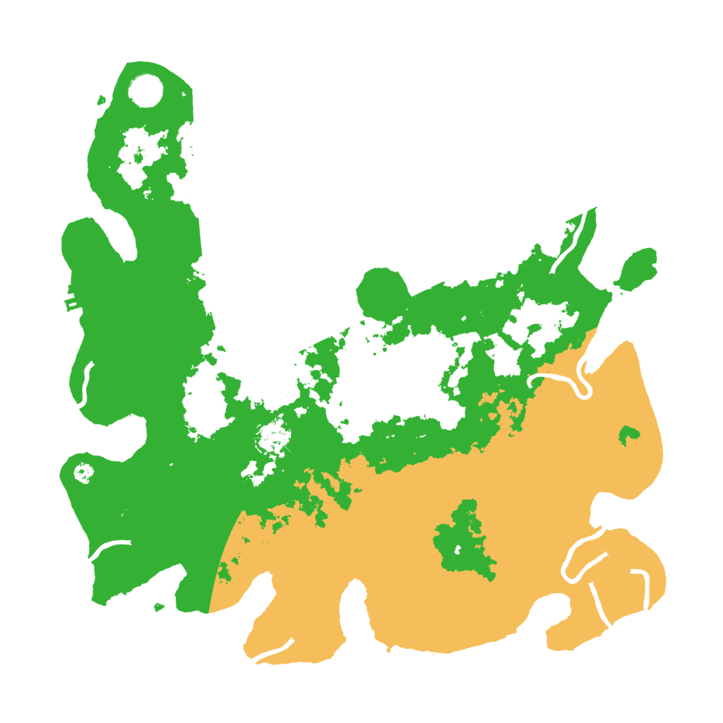 Biome Rust Map: Procedural Map, Size: 3800, Seed: 1119363853