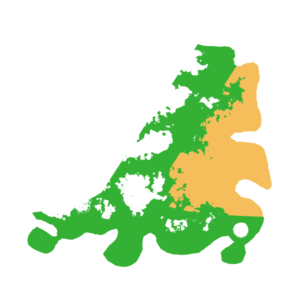 Biome Rust Map: Barren, Size: 3500, Seed: 170234062