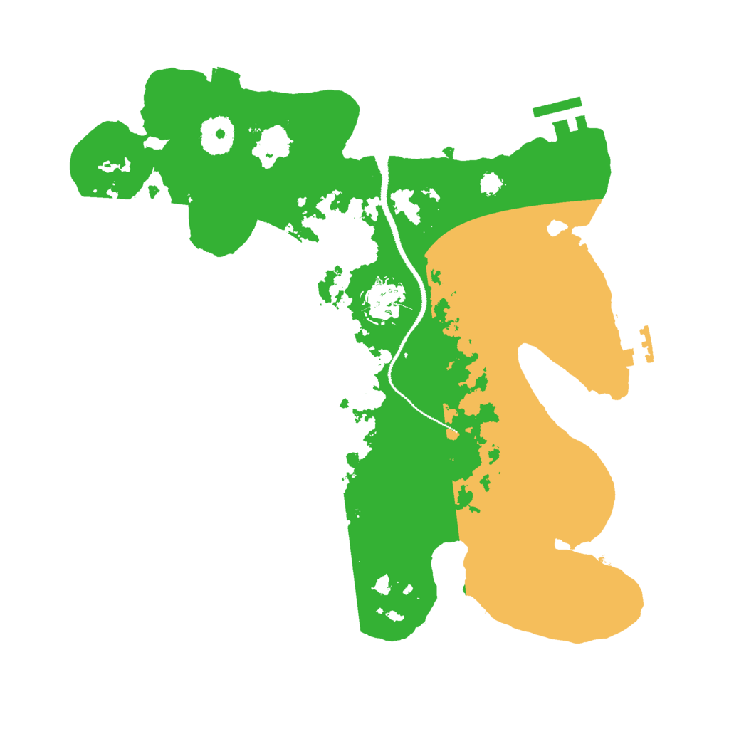 Biome Rust Map: Procedural Map, Size: 3000, Seed: 9828