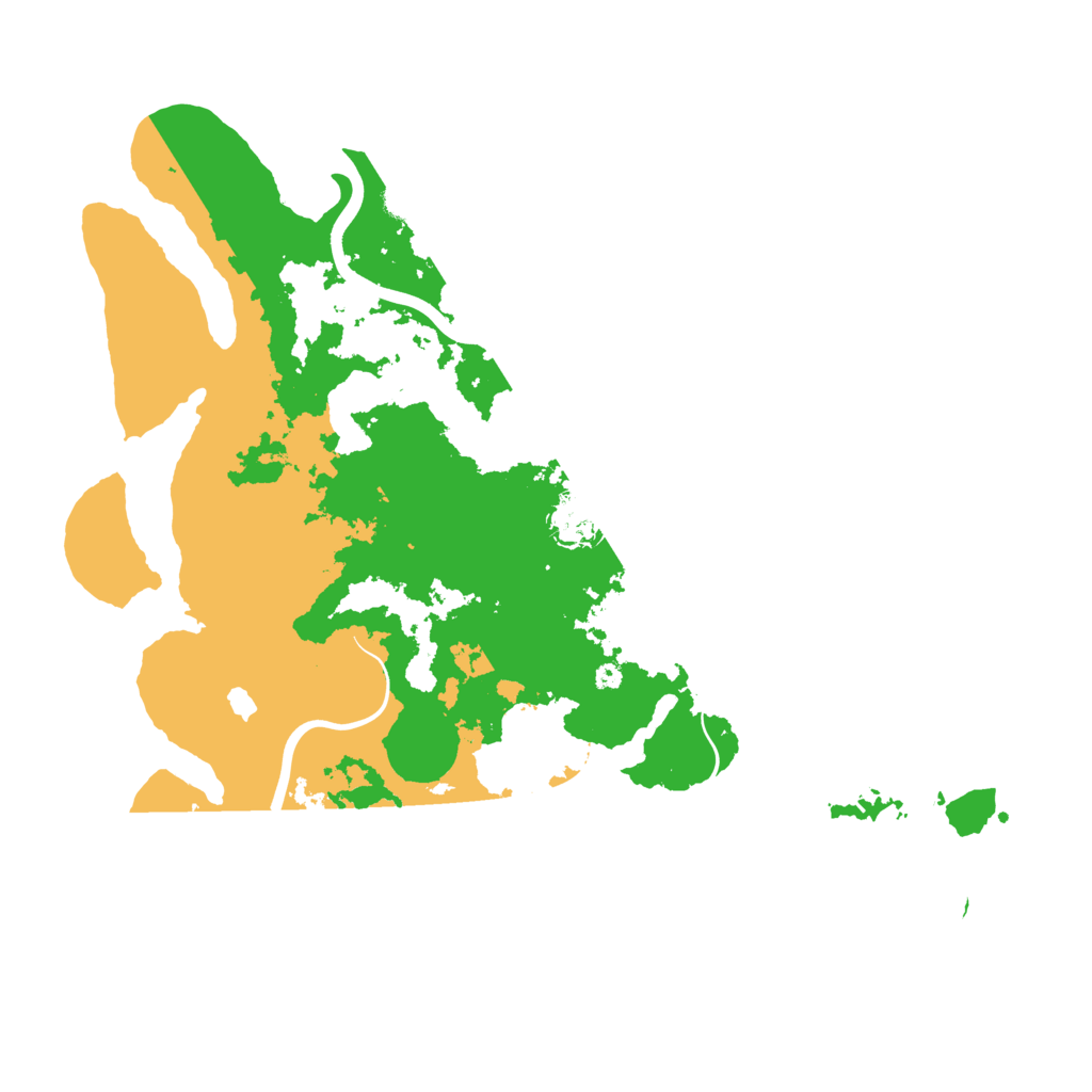 Biome Rust Map: Procedural Map, Size: 4096, Seed: 80232575