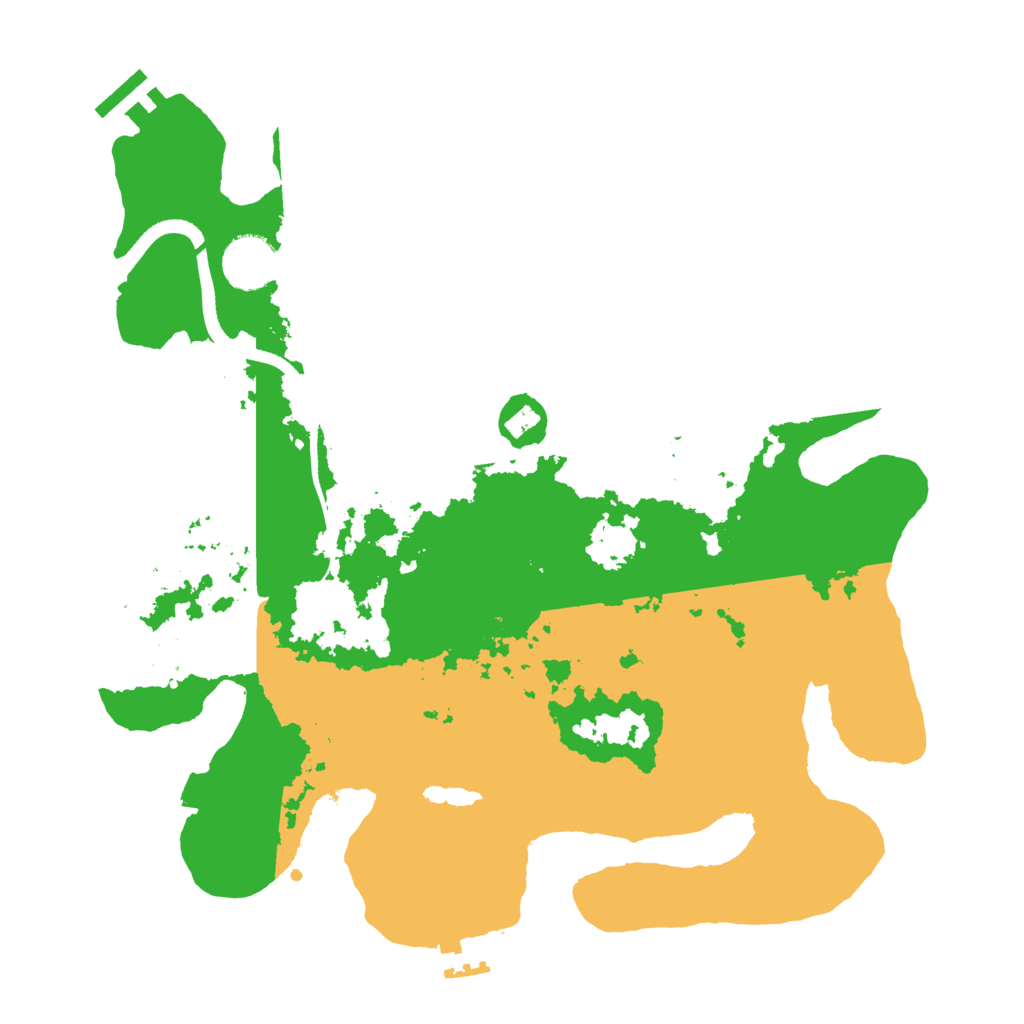 Biome Rust Map: Procedural Map, Size: 3400, Seed: 565425463