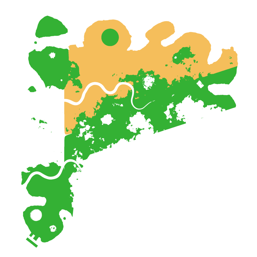 Biome Rust Map: Procedural Map, Size: 3900, Seed: 657262607