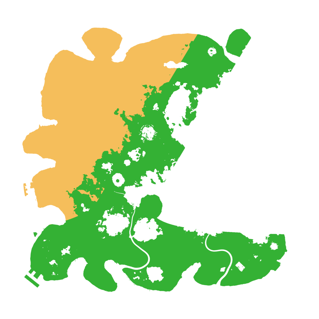 Biome Rust Map: Procedural Map, Size: 3800, Seed: 1384249983