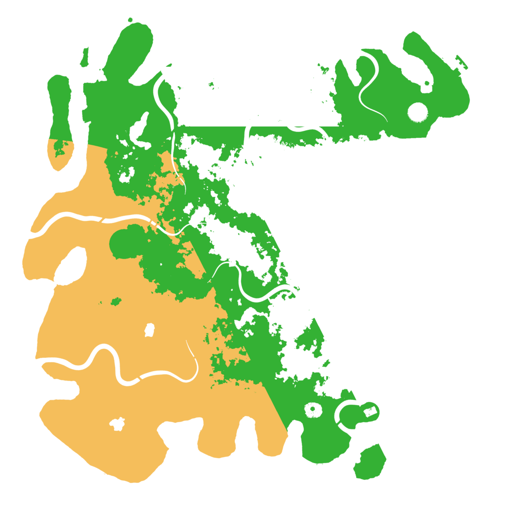 Biome Rust Map: Procedural Map, Size: 4500, Seed: 304985864
