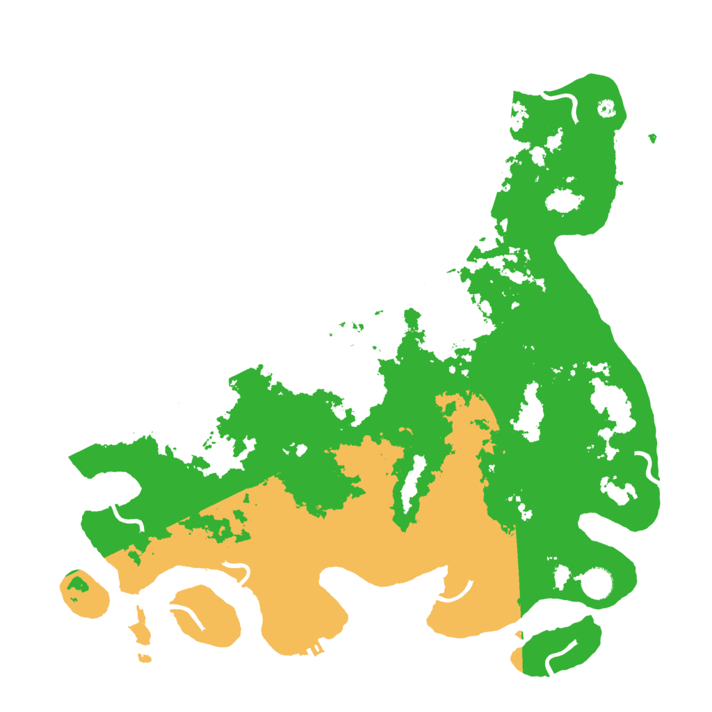 Biome Rust Map: Procedural Map, Size: 4000, Seed: 19831987