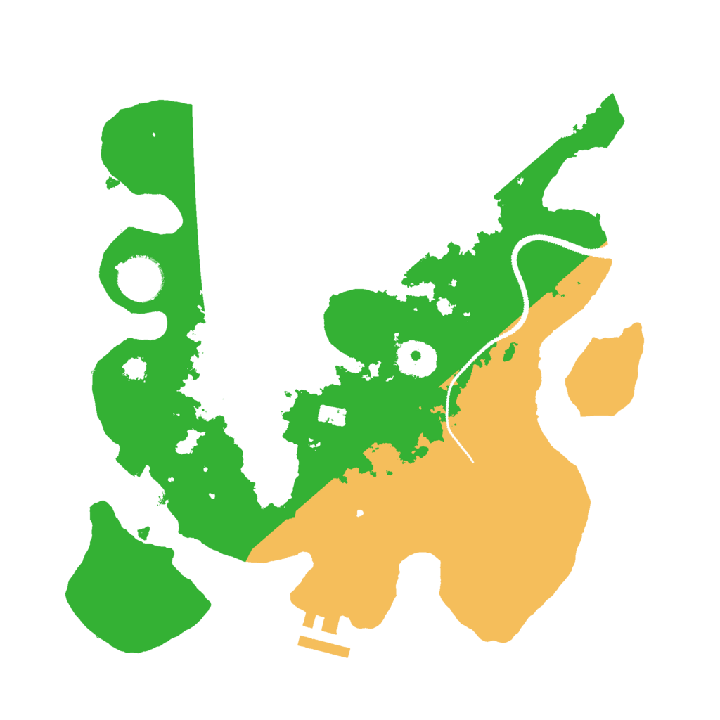 Biome Rust Map: Procedural Map, Size: 2800, Seed: 20150