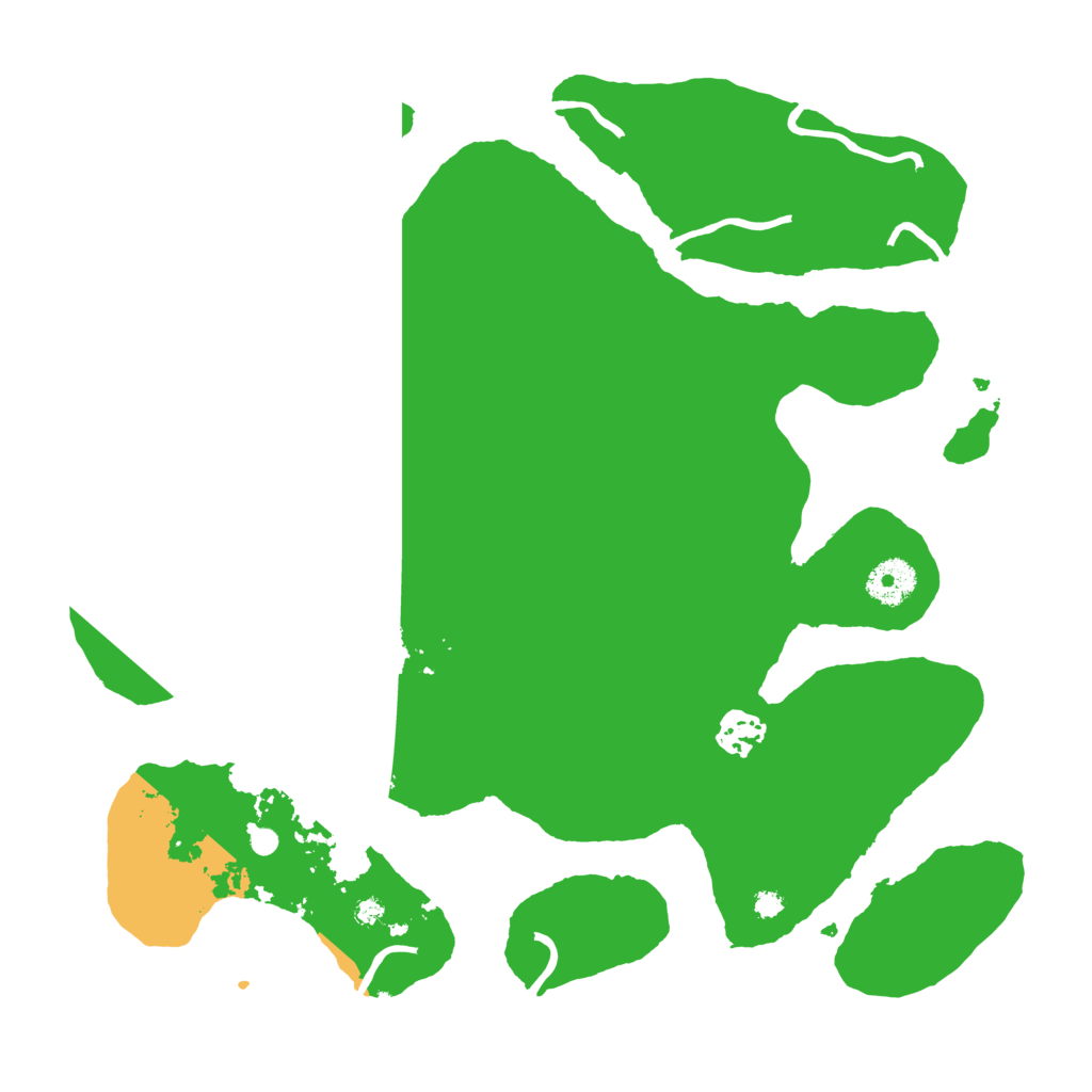 Biome Rust Map: Procedural Map, Size: 3500, Seed: 3761340