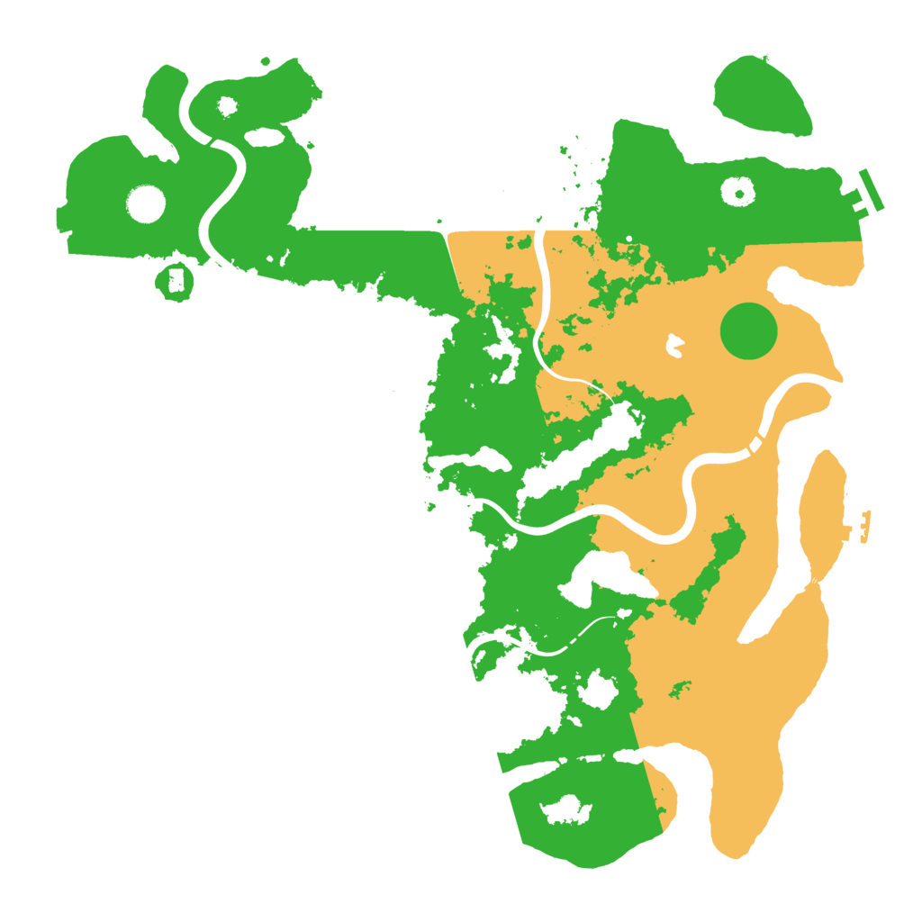 Biome Rust Map: Procedural Map, Size: 4250, Seed: 1398673933