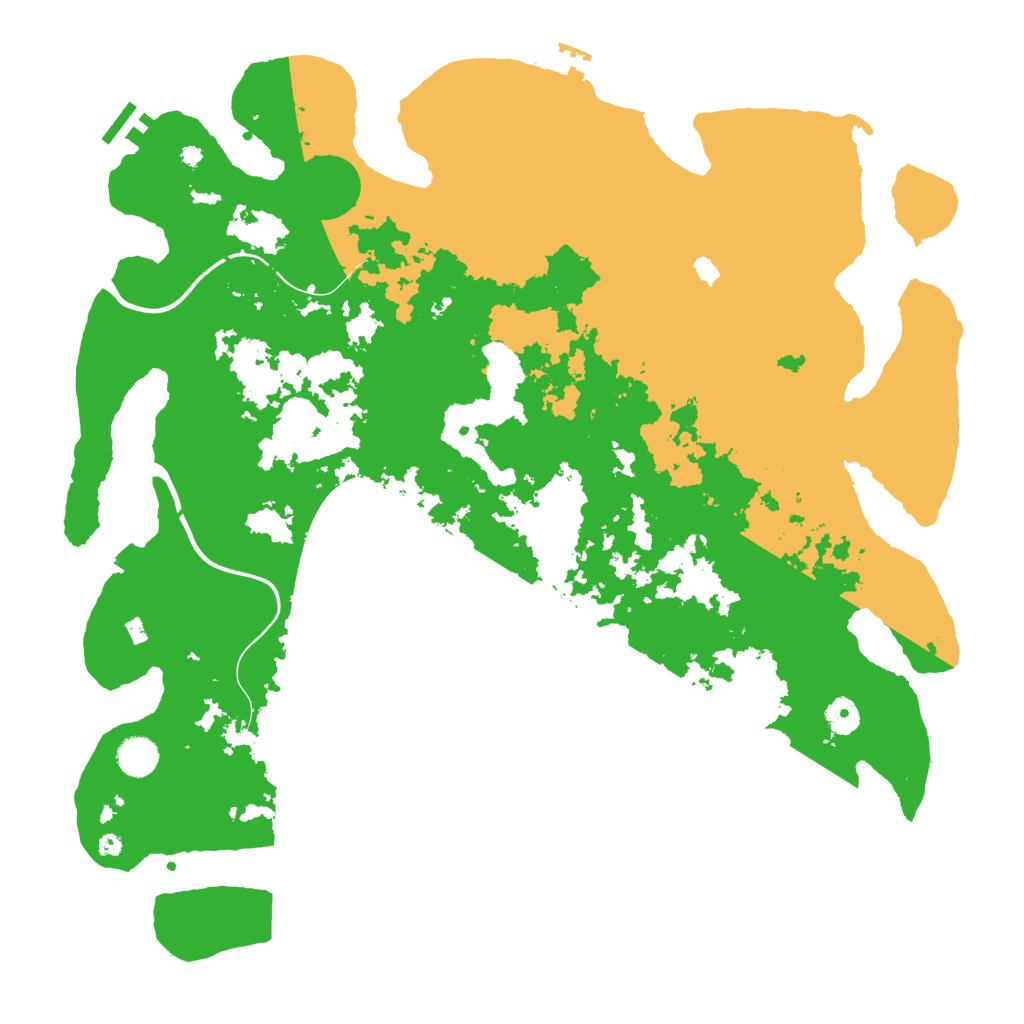 Biome Rust Map: Procedural Map, Size: 4400, Seed: 14124512