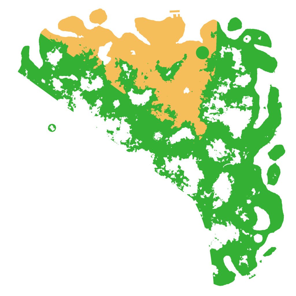 Biome Rust Map: Procedural Map, Size: 6000, Seed: 94545141