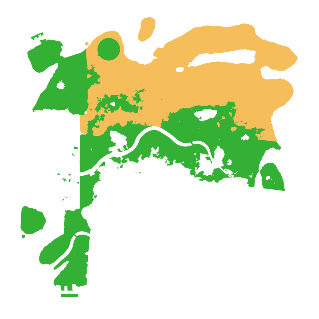 Biome Rust Map: Procedural Map, Size: 3750, Seed: 117192865