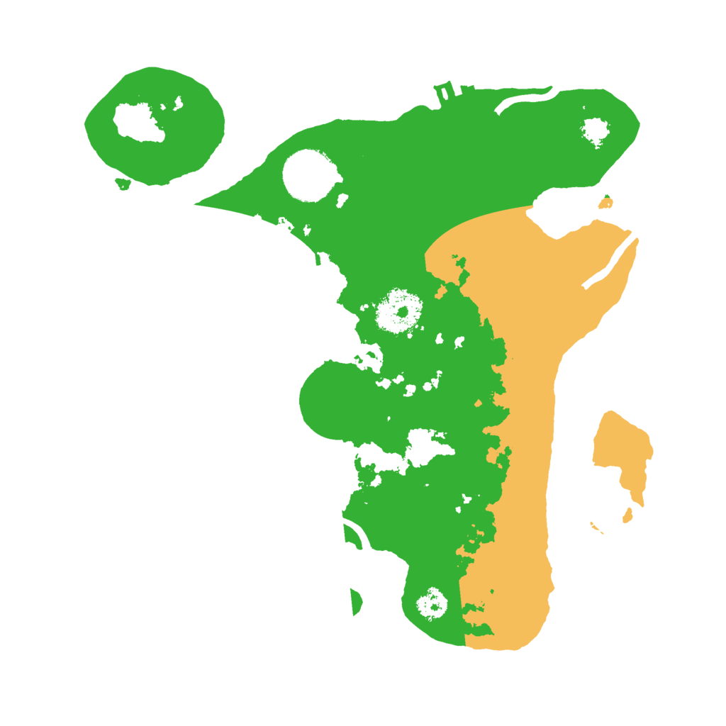 Biome Rust Map: Procedural Map, Size: 2500, Seed: 2310