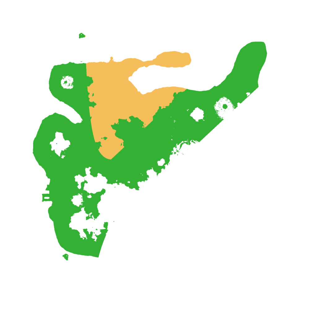 Biome Rust Map: Procedural Map, Size: 2500, Seed: 761395