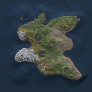 Thumbnail Rust Map: Procedural Map, Size: 2000, Seed: 33333, 5 Monuments