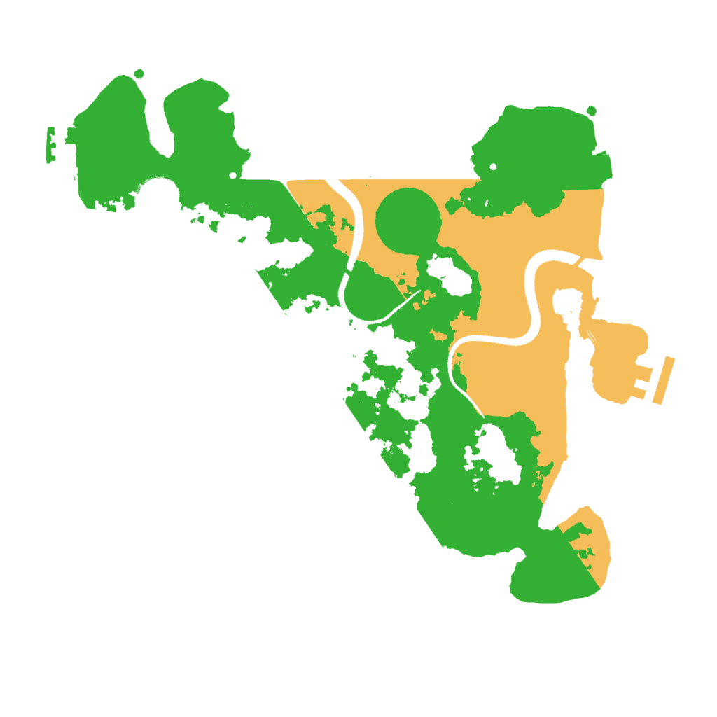 Biome Rust Map: Procedural Map, Size: 3000, Seed: 21189304