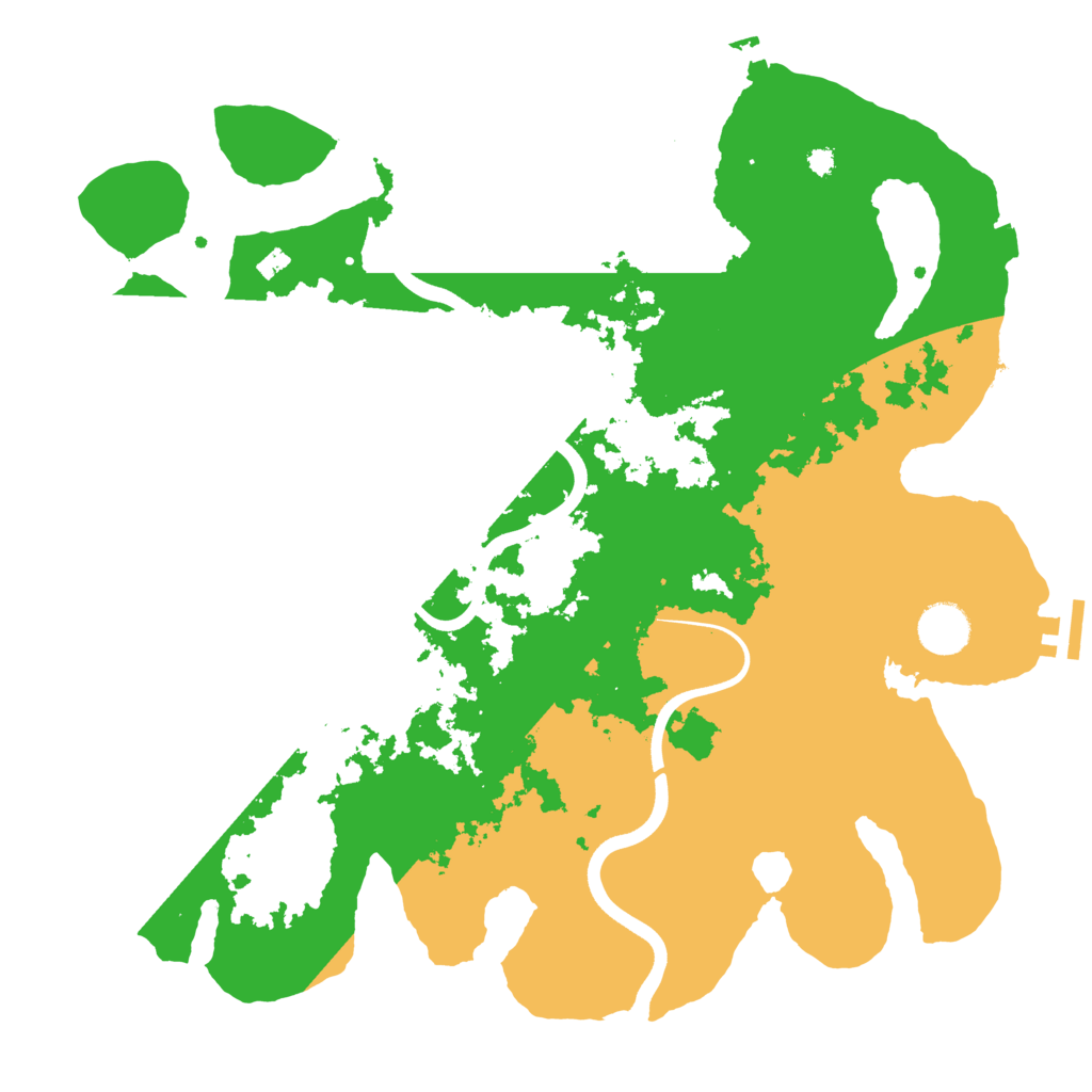 Biome Rust Map: Procedural Map, Size: 3700, Seed: 1876837404