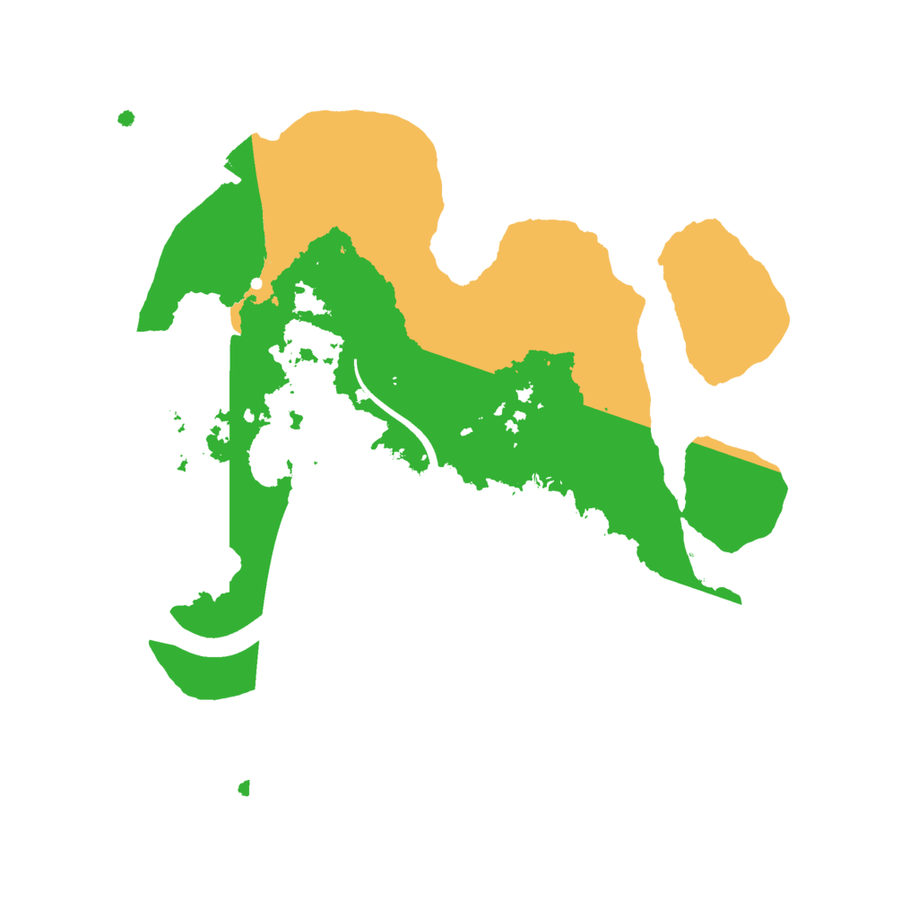 Biome Rust Map: Procedural Map, Size: 2300, Seed: 580481