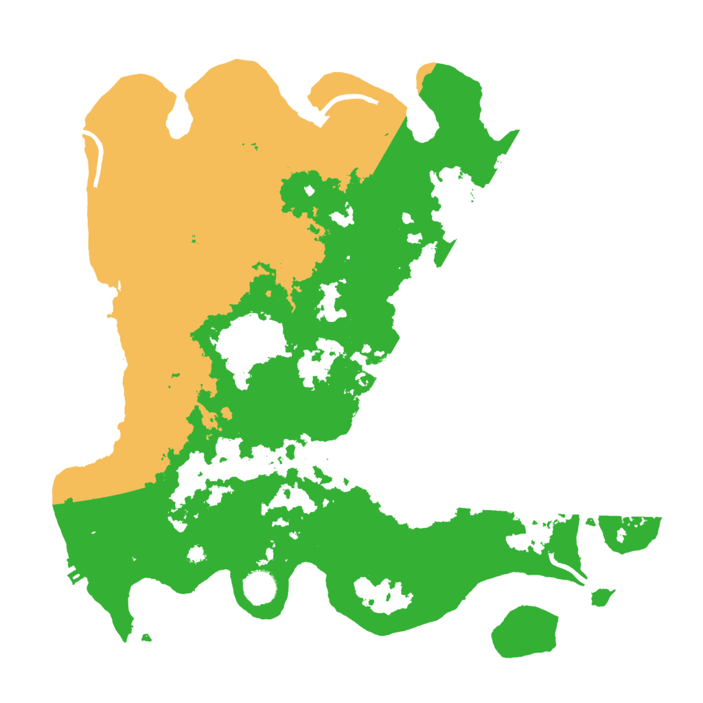 Biome Rust Map: Procedural Map, Size: 3700, Seed: 1081907522