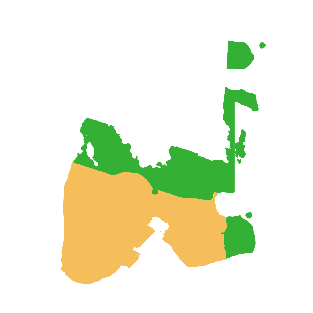 Biome Rust Map: Procedural Map, Size: 2000, Seed: 986