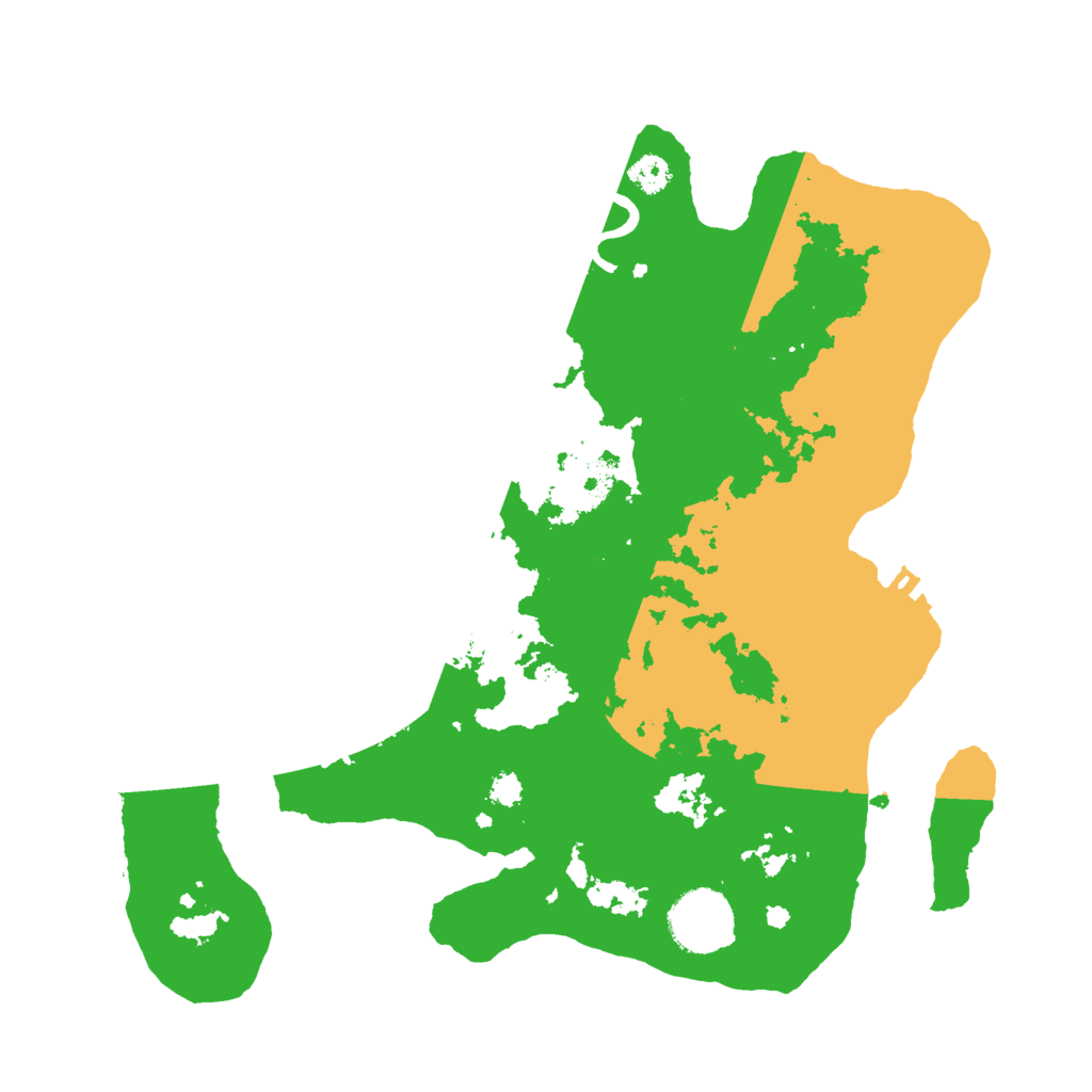 Biome Rust Map: Procedural Map, Size: 3000, Seed: 1615157446