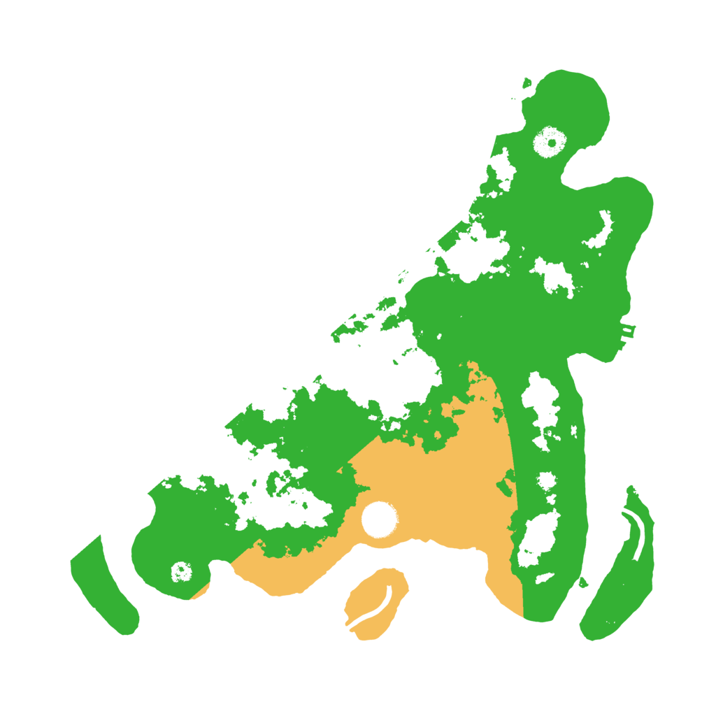 Biome Rust Map: Procedural Map, Size: 3500, Seed: 24429