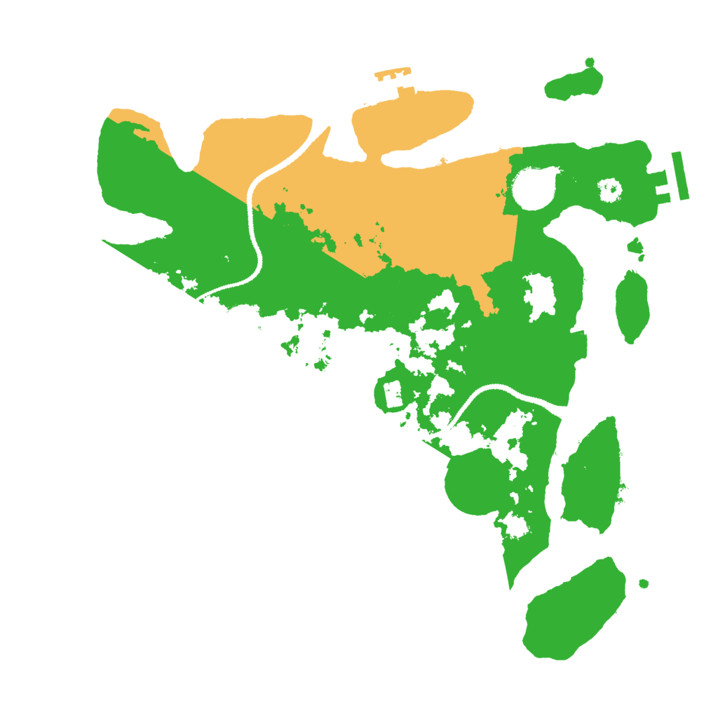 Biome Rust Map: Procedural Map, Size: 3000, Seed: 249753128