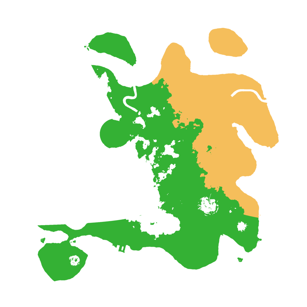 Biome Rust Map: Procedural Map, Size: 3000, Seed: 1857863310