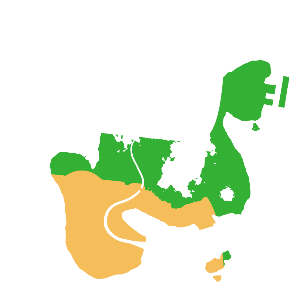 Biome Rust Map: Procedural Map, Size: 2000, Seed: 169269