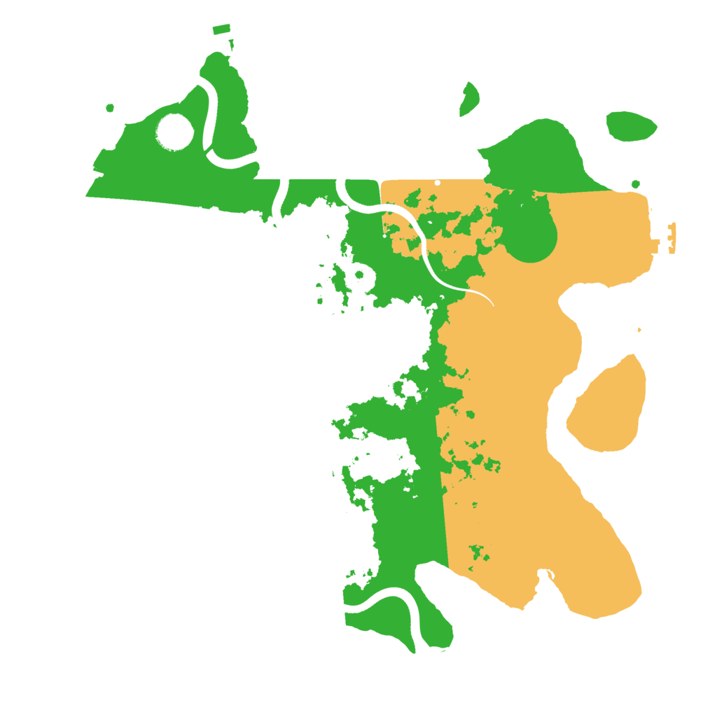 Biome Rust Map: Procedural Map, Size: 3500, Seed: 2761340