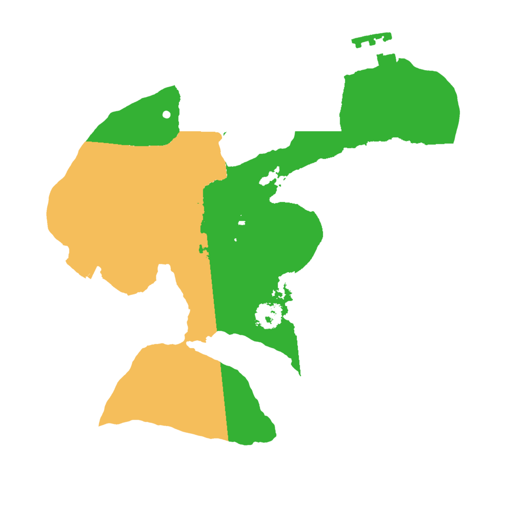 Biome Rust Map: Procedural Map, Size: 2000, Seed: 453468