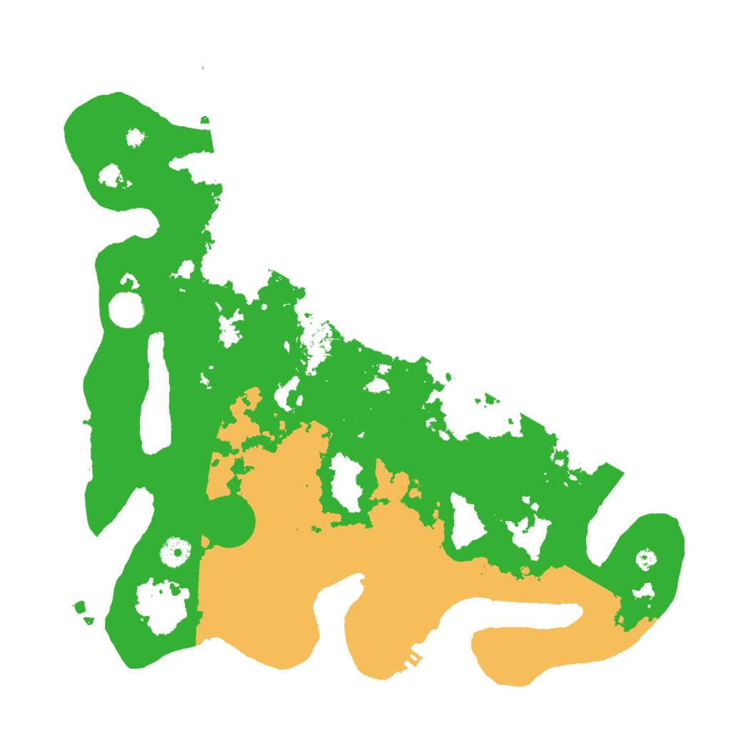 Biome Rust Map: Procedural Map, Size: 3700, Seed: 399089959