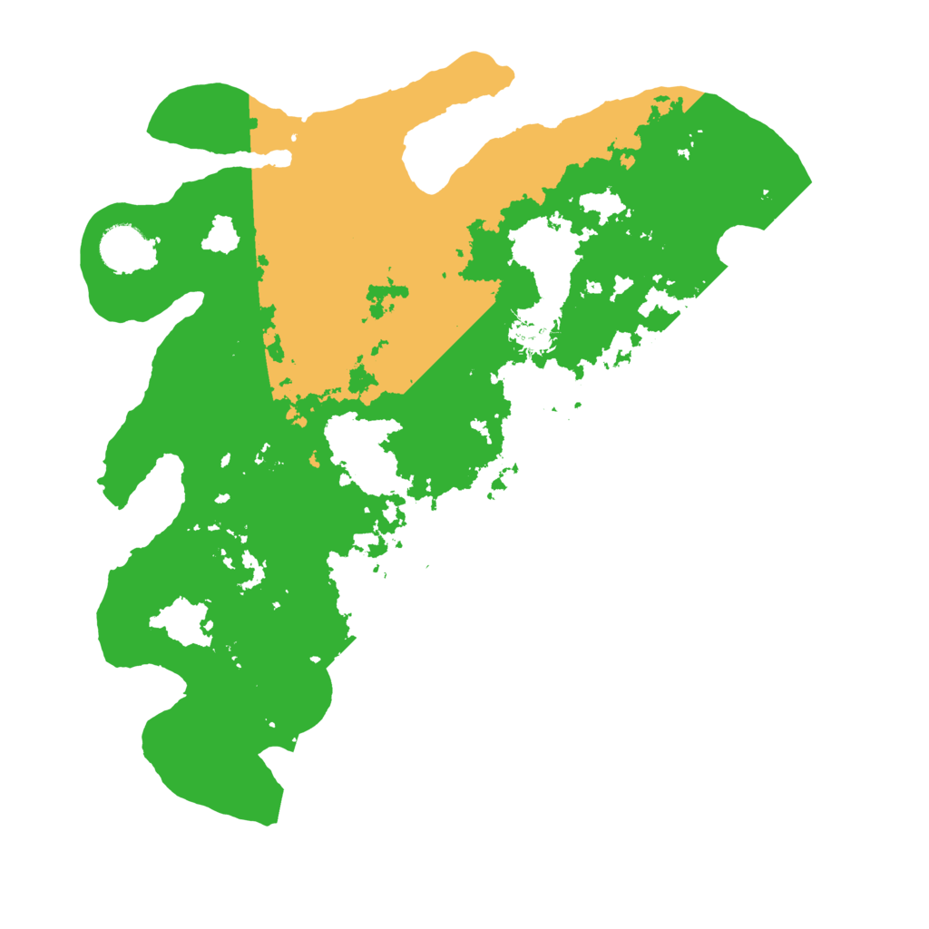 Biome Rust Map: Barren, Size: 3500, Seed: 2096171205