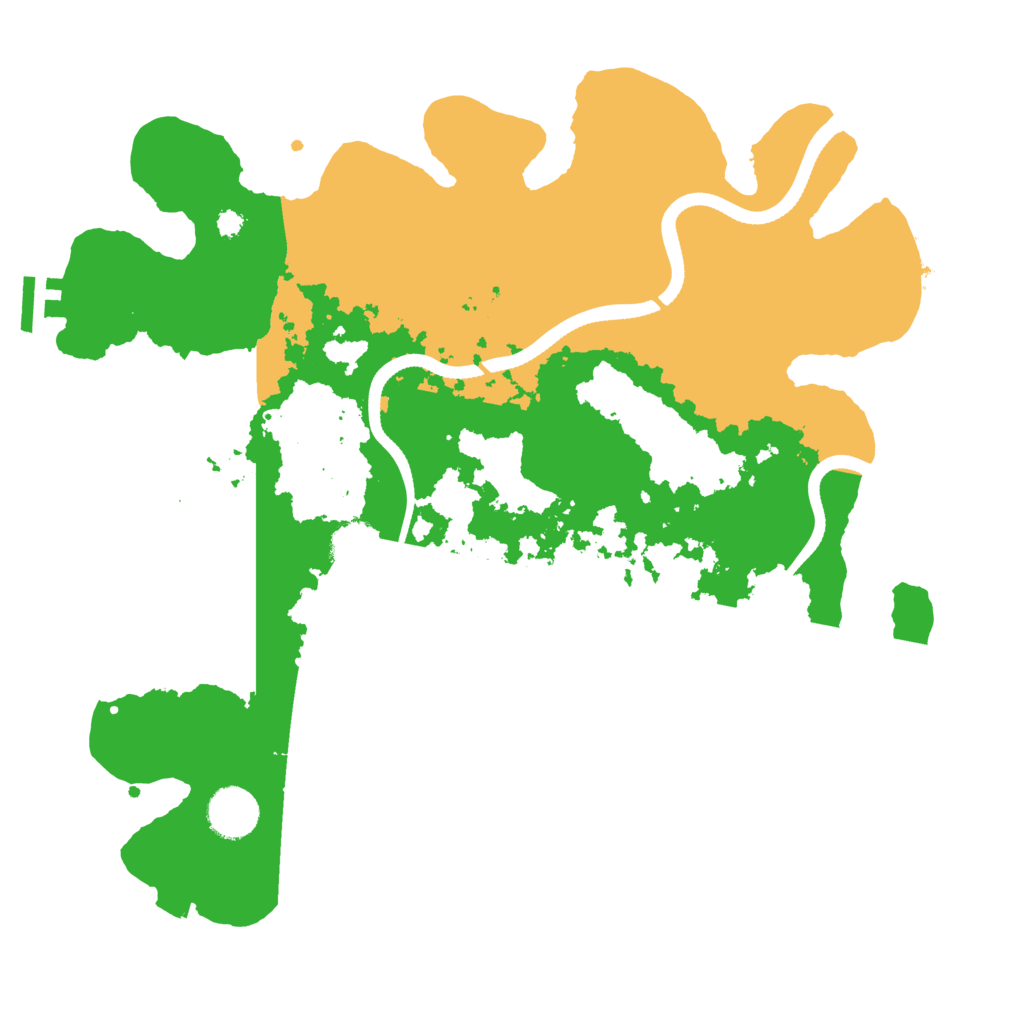 Biome Rust Map: Procedural Map, Size: 3500, Seed: 1290141263