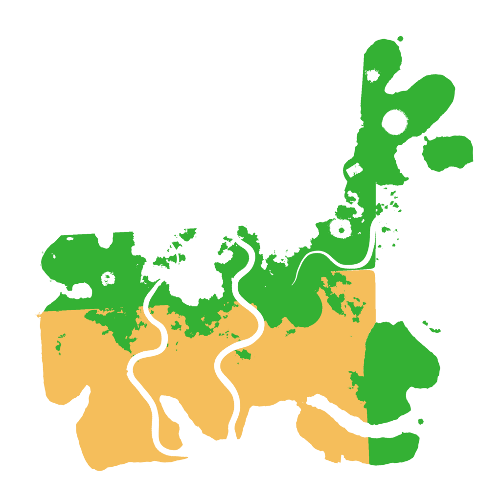 Biome Rust Map: Procedural Map, Size: 3600, Seed: 1008192622