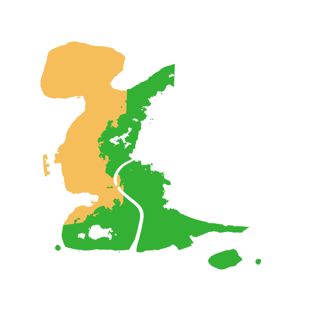 Biome Rust Map: Procedural Map, Size: 2200, Seed: 12155