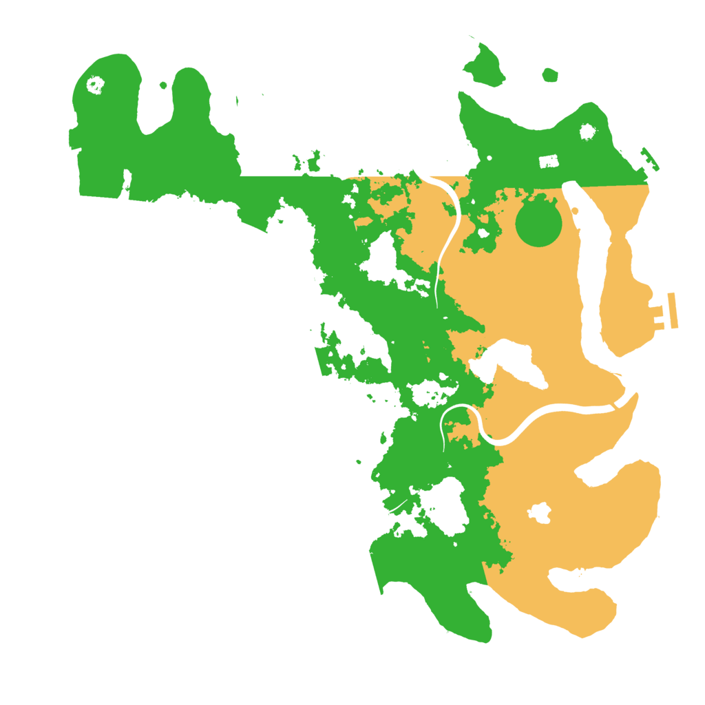 Biome Rust Map: Procedural Map, Size: 4000, Seed: 1383635496