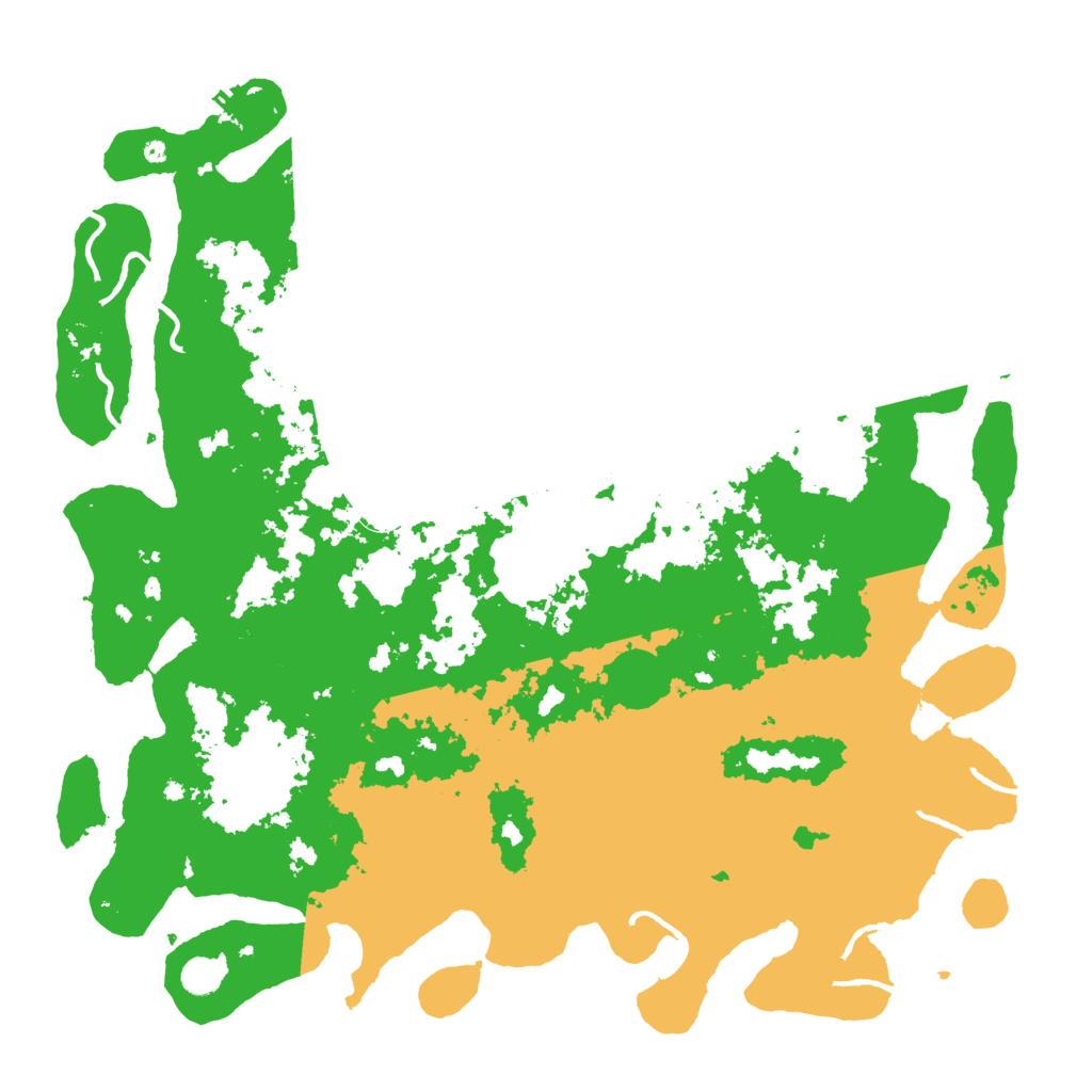 Biome Rust Map: Procedural Map, Size: 5000, Seed: 89437925