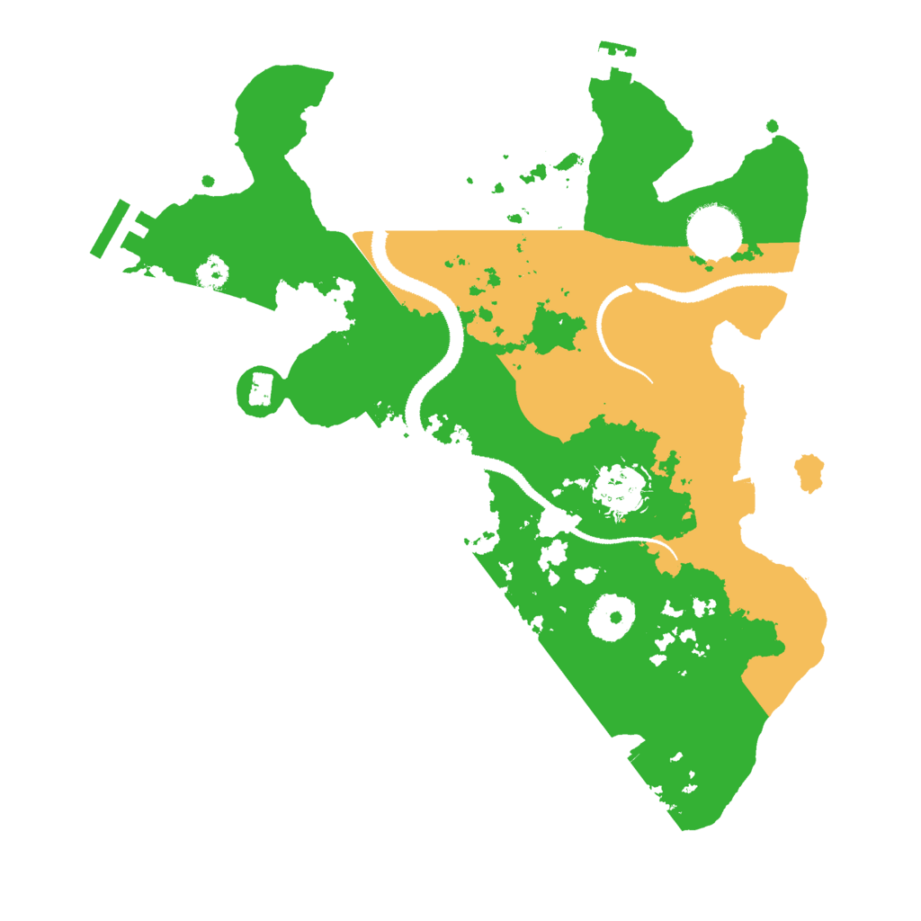 Biome Rust Map: Procedural Map, Size: 3000, Seed: 1608300428