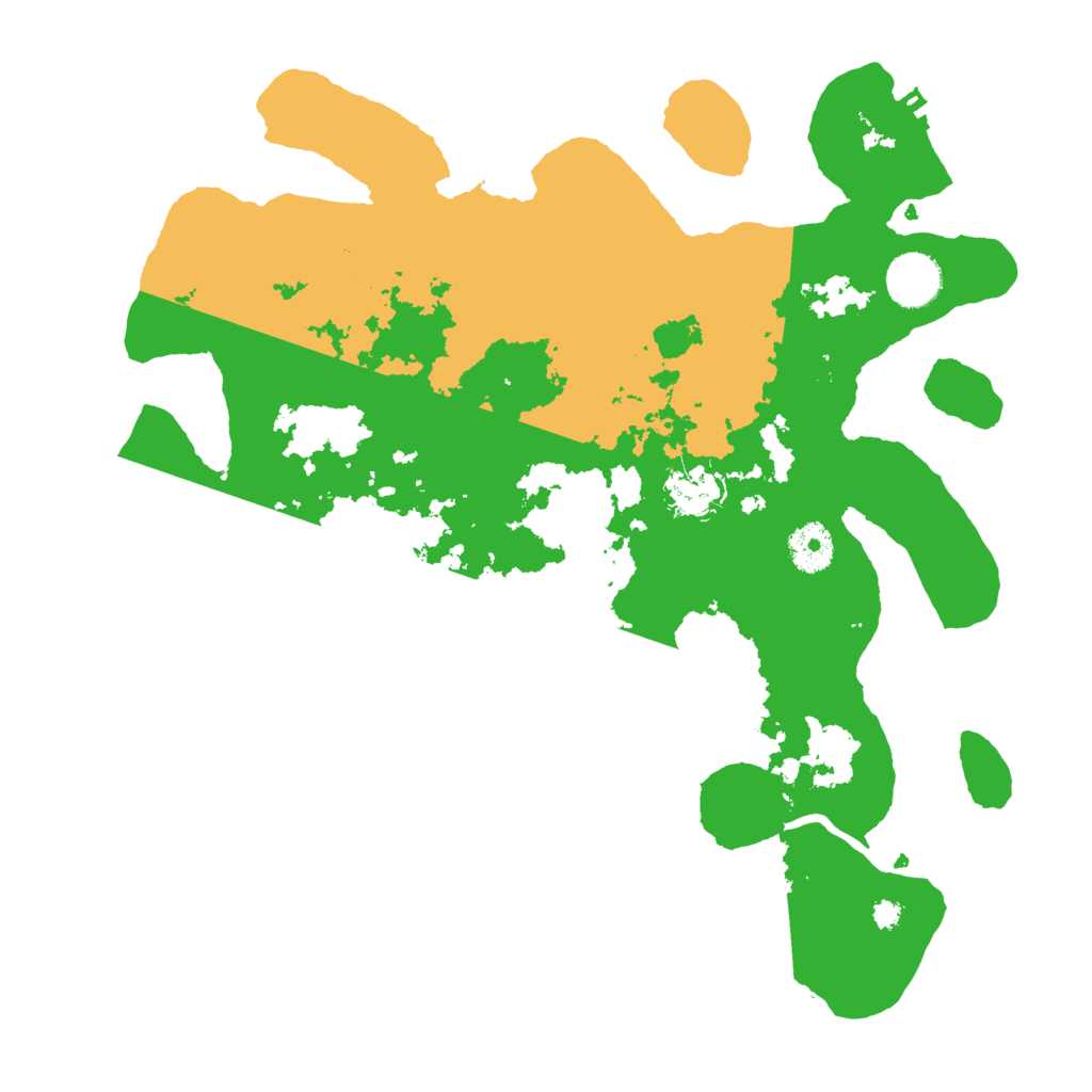 Biome Rust Map: Procedural Map, Size: 3500, Seed: 498914