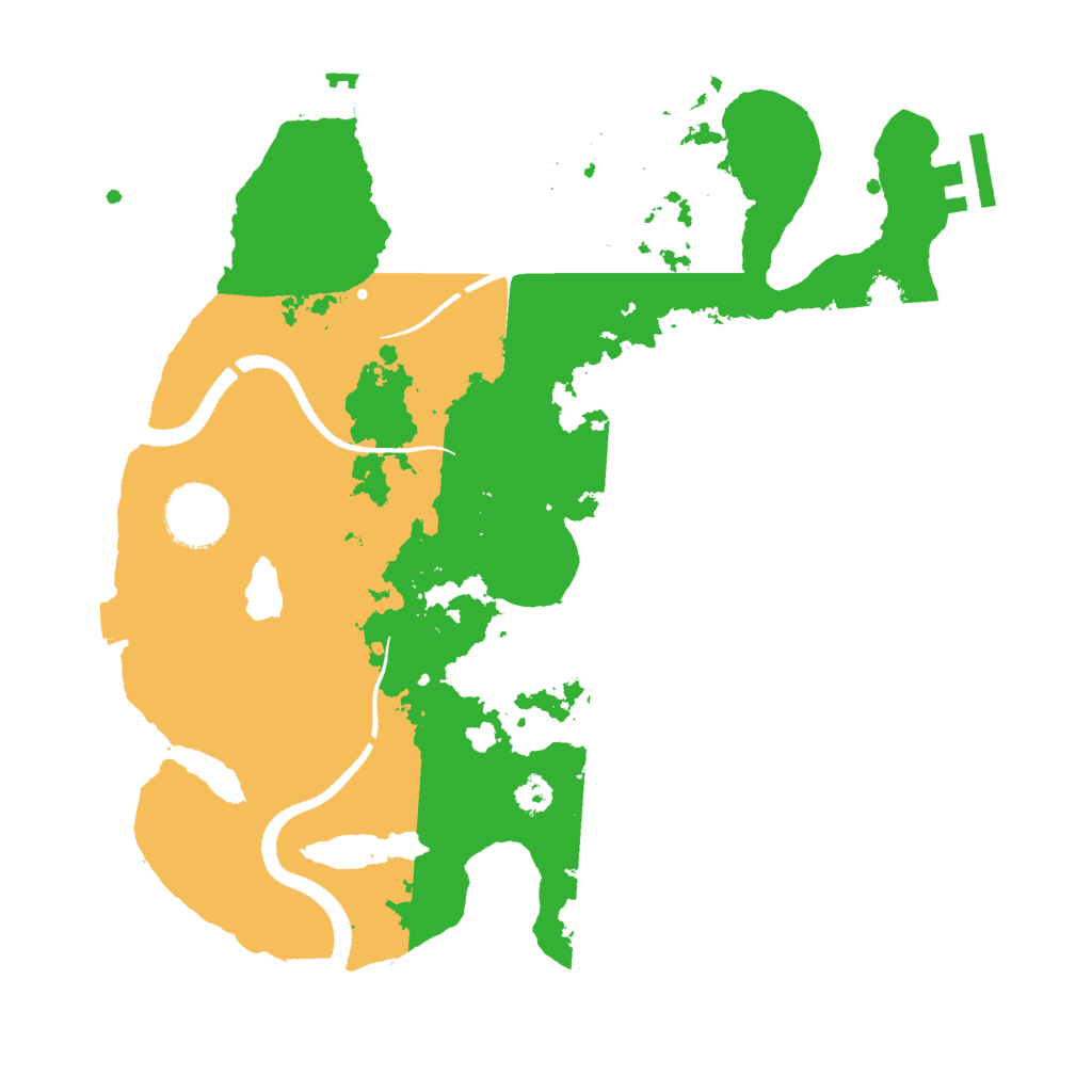 Biome Rust Map: Procedural Map, Size: 3000, Seed: 97819
