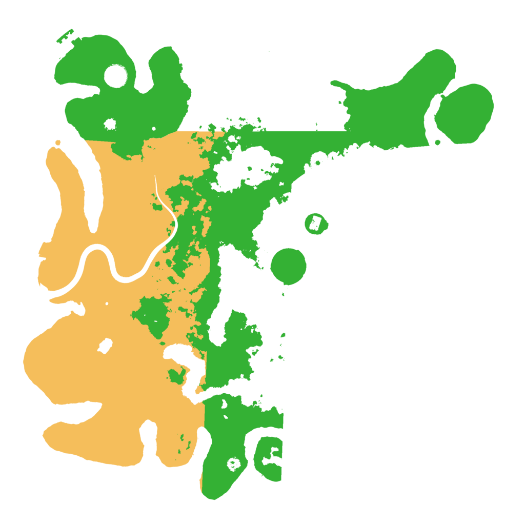 Biome Rust Map: Procedural Map, Size: 4000, Seed: 6995