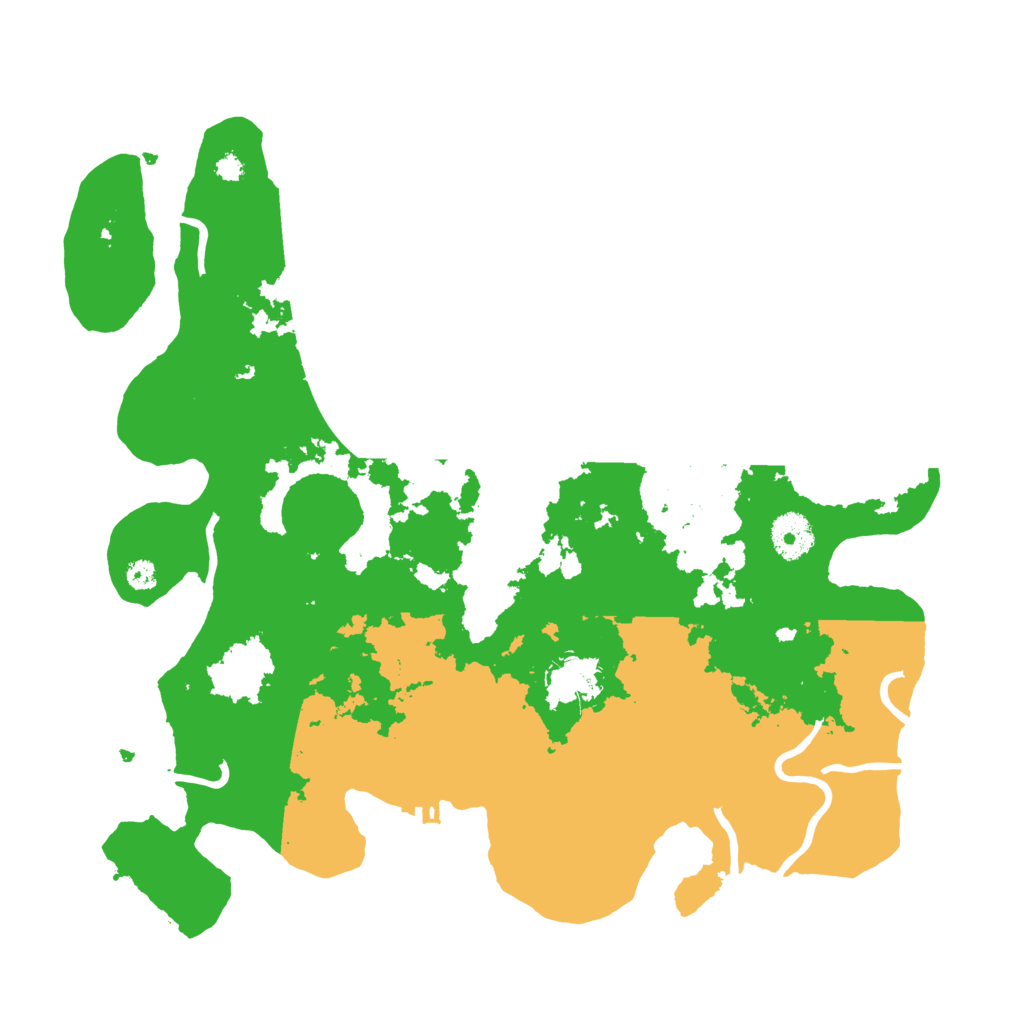 Biome Rust Map: Procedural Map, Size: 3500, Seed: 503639